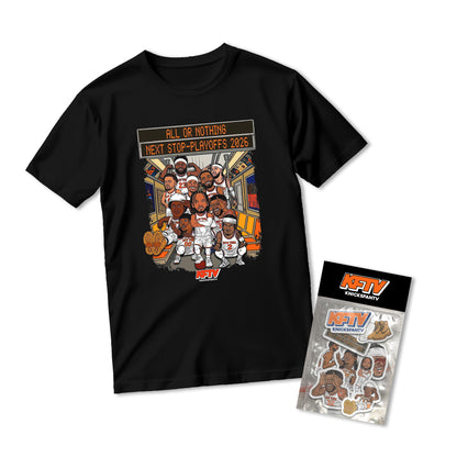 All Or Nothing Essentials Pack – Tee + Sticker Playoffs 2026 Bundle | KFTV