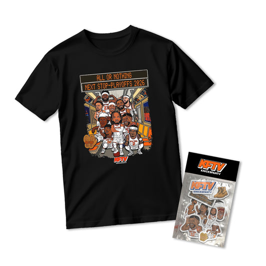 All Or Nothing Essentials Pack – Tee + Sticker Playoffs 2026 Bundle | KFTV