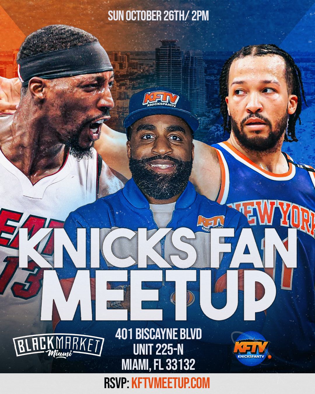 Knicks Fan Meetup - Knicks vs Heat Pregame Happy Hour 10-26-25