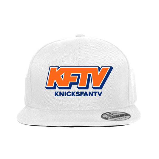 New Era x KFTV "All-Star" Snap Back Hat- White