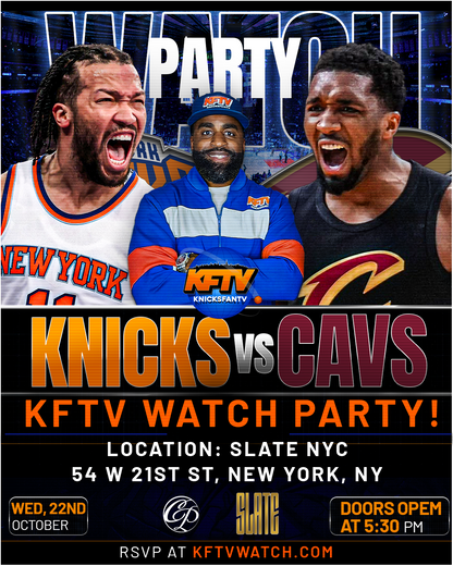 Knicks vs Cavs Opening Night Watch Party (NYC) - 10.22.25