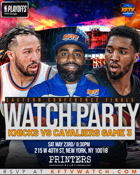 Knicks vs Cavs ECF Playoff Game 3 Watch Party (NYC) - 5.23.26