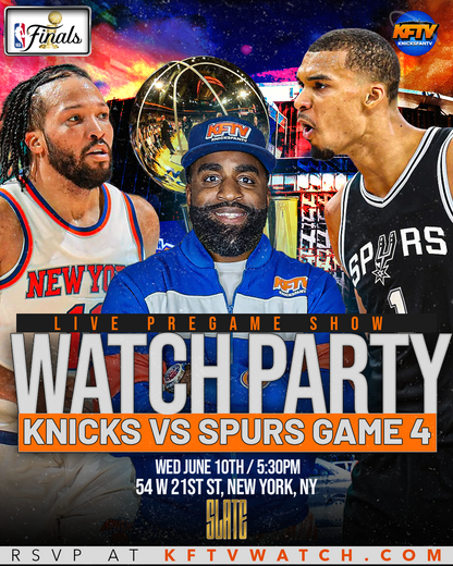 Knicks vs Spurs NBA Finals Game 4 Watch Party and Live Show (NYC) - 6.10.26