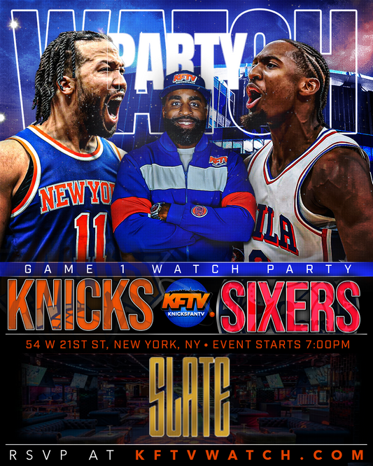 Knicks vs Sixers Round 2 Playoff Game 1 Watch Party (NYC) - 5.4.26