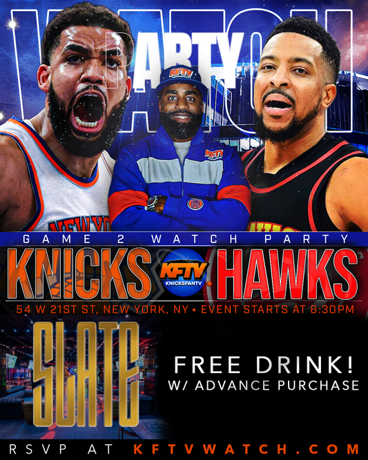 Knicks vs Hawks KFTV Game 2 Watch Party (NYC) - 4.20.26