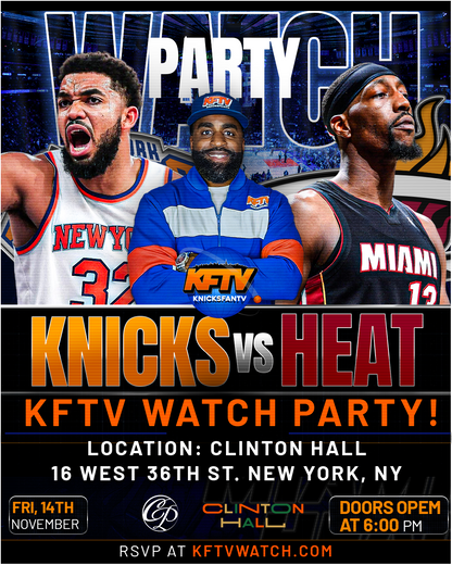 Knicks vs Heat Watch Party (NYC) - 11.14.25