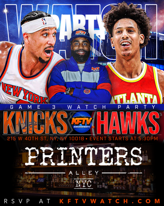 Knicks vs Hawks KFTV Game 3 Watch Party (NYC) - 4.23.26